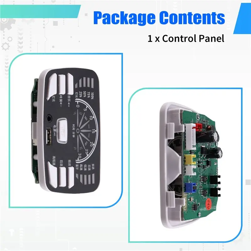 A49K-Children RC Car Electric Vehicle Bluetooth Central Controller 24V Music Player Mainboard Repair Replacement Part