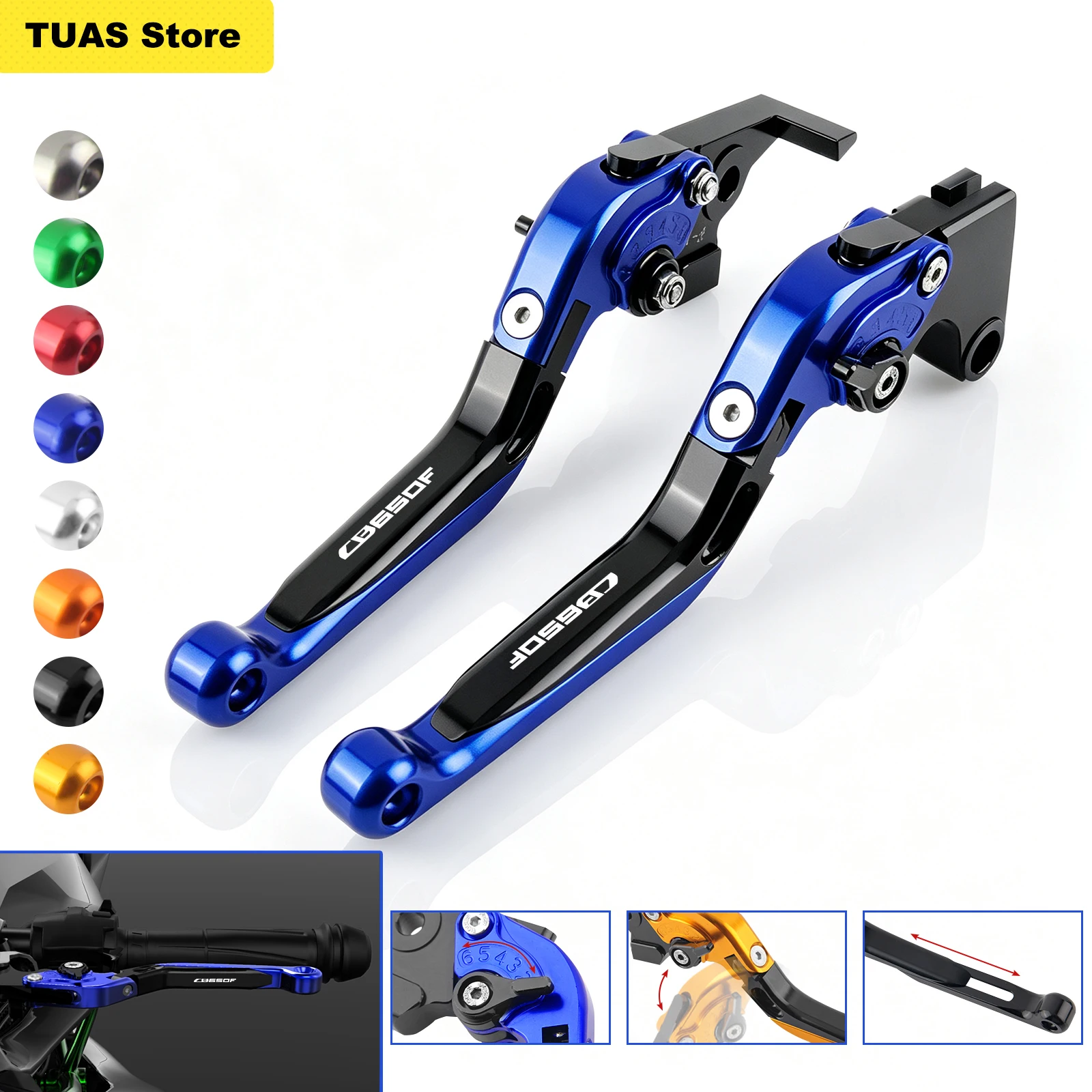 cnc-調整可能な折りたたみ拡張可能なブレーキクラッチレバーホンダ-cb650f-cb-650f-cb-650-f-2014-2017-2018-バイクアクセサリー