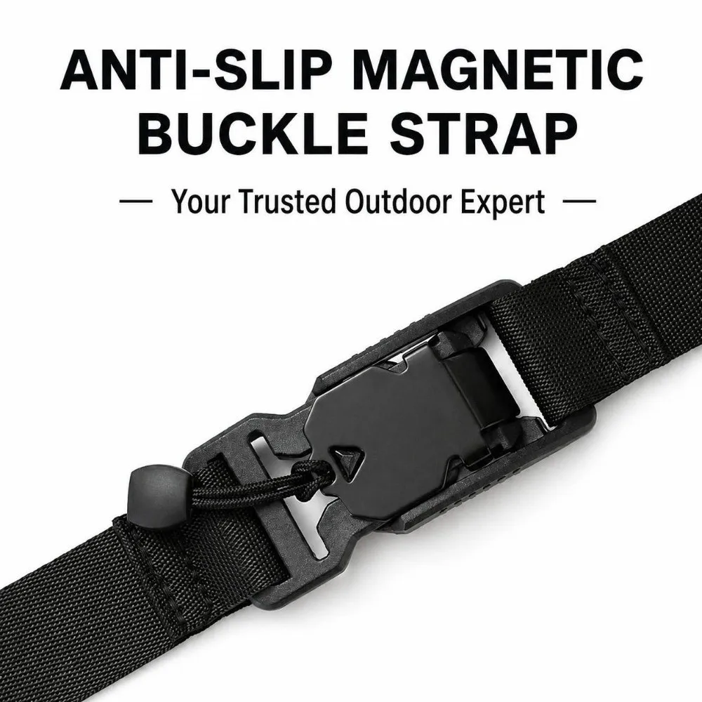 Magnetic Buckle Backpack Chest Pack Strap Easy Detachable Adjustable Length Adjustable Shoulder Strap Versatile Durable