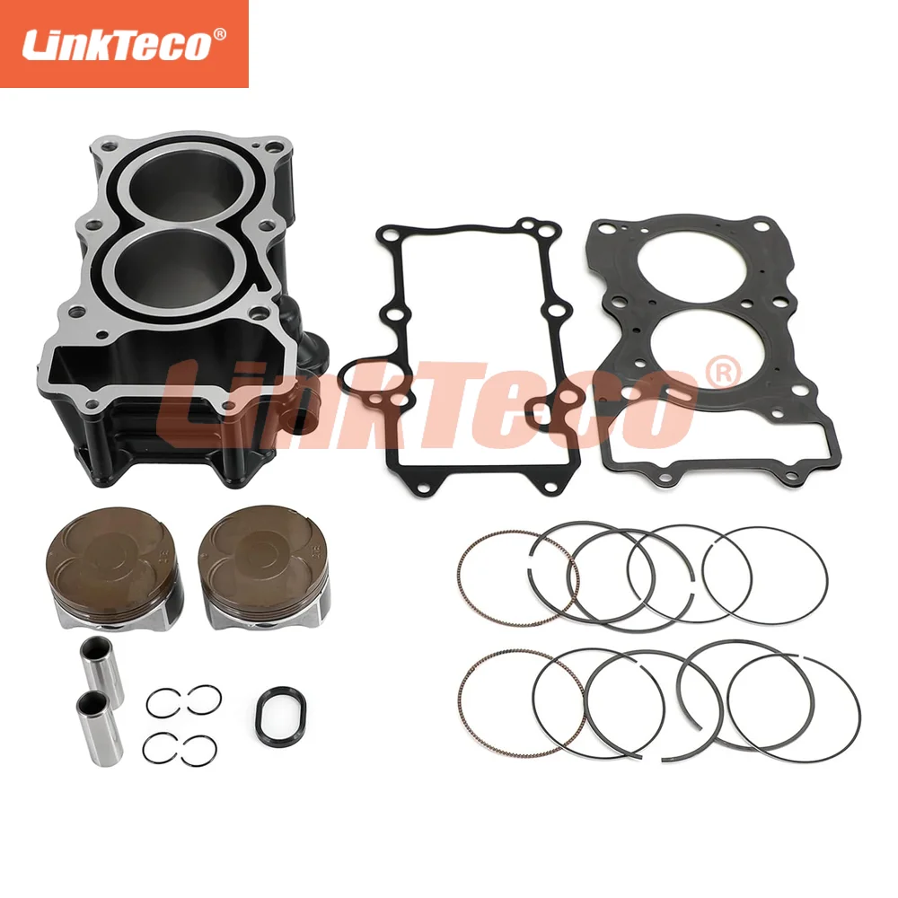 18-24 70MM 400cc Cylinder Head Overhaul Mat Piston Rings Gasket Top End Kit Set Assembly For Kawasaki Ninja400 Z400 11005-0668