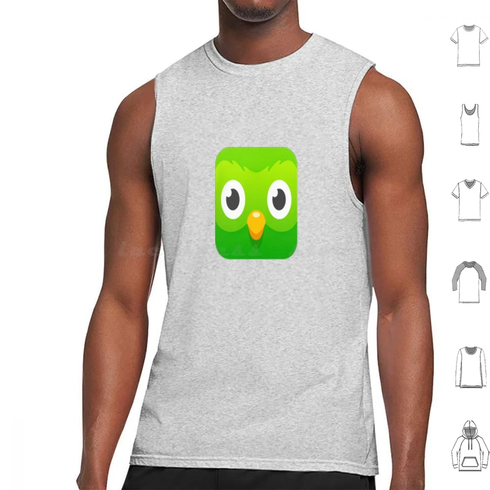 Product Tank Tops Vest Sleeveless Christmas Black Friday Duolingo Duolingo English Test Duolingo Meme Duolingo Spanish