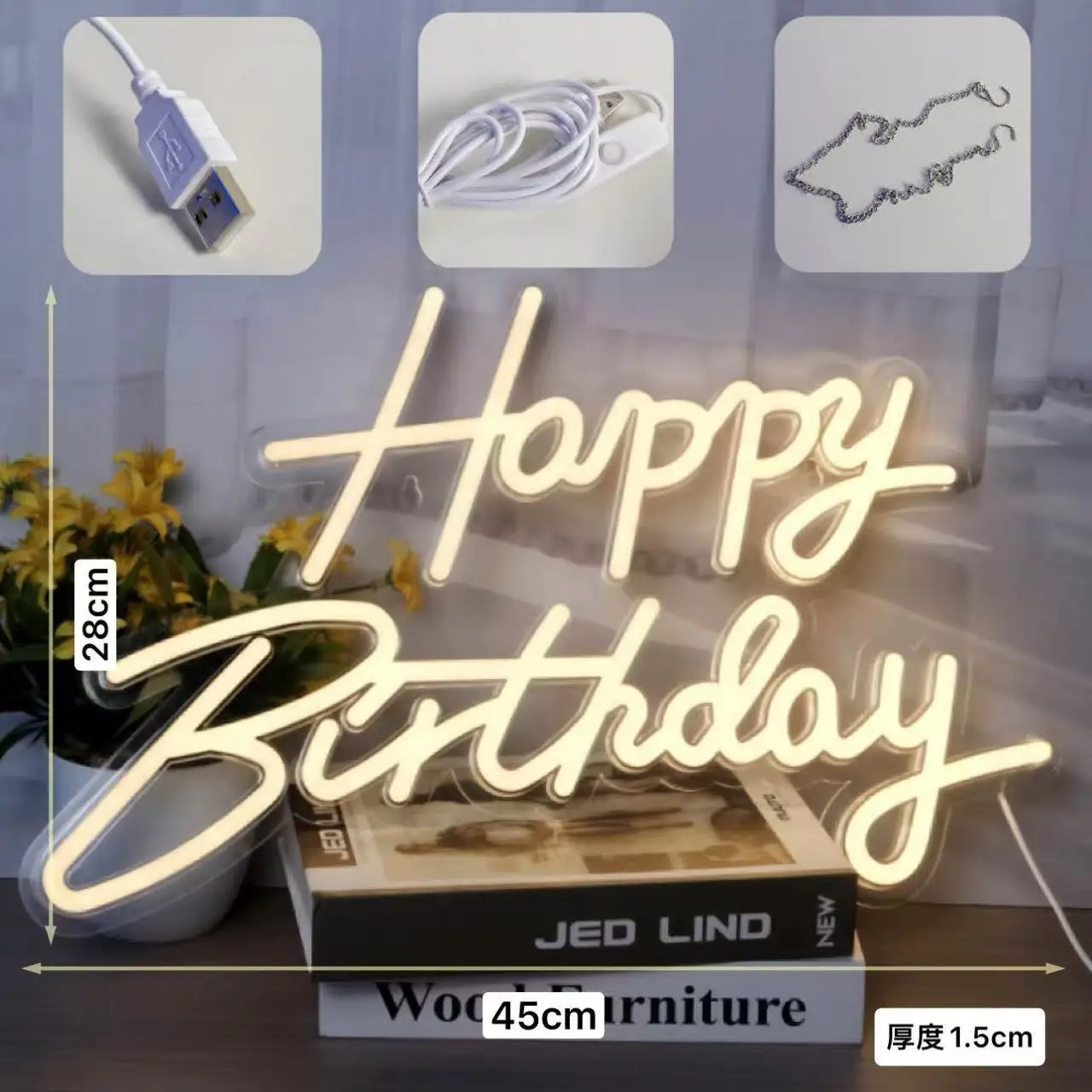 الإنجليزية مضيئة كلمة الاكريليك عيد ميلاد سعيد ضوء النيون أدى حزب المشهد ترتيب الضوء المحيط الزخرفية