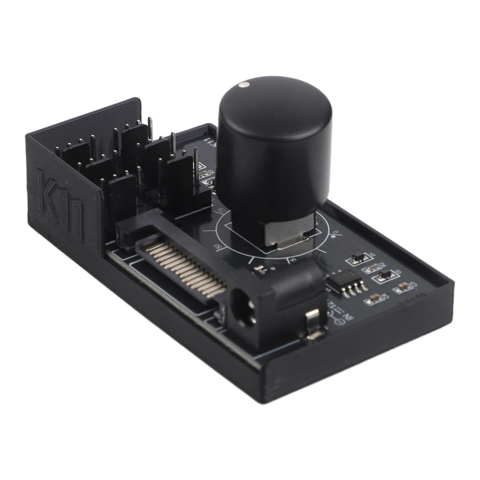 For PC Cooling 4-Pin Fan Hub Power Hub For Computer Cooling Fans Power Distribution PC Fan Adapter Accepts DC 5.5x2.5mm