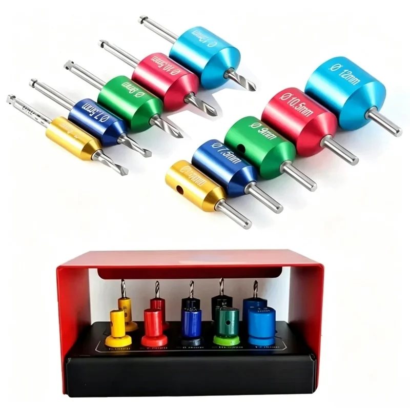 1 Set Dentist Implant Guide Drill Positioning Drill Kit Titanium Guided Surgery Pins Dental Implant Tool Dental Supplies