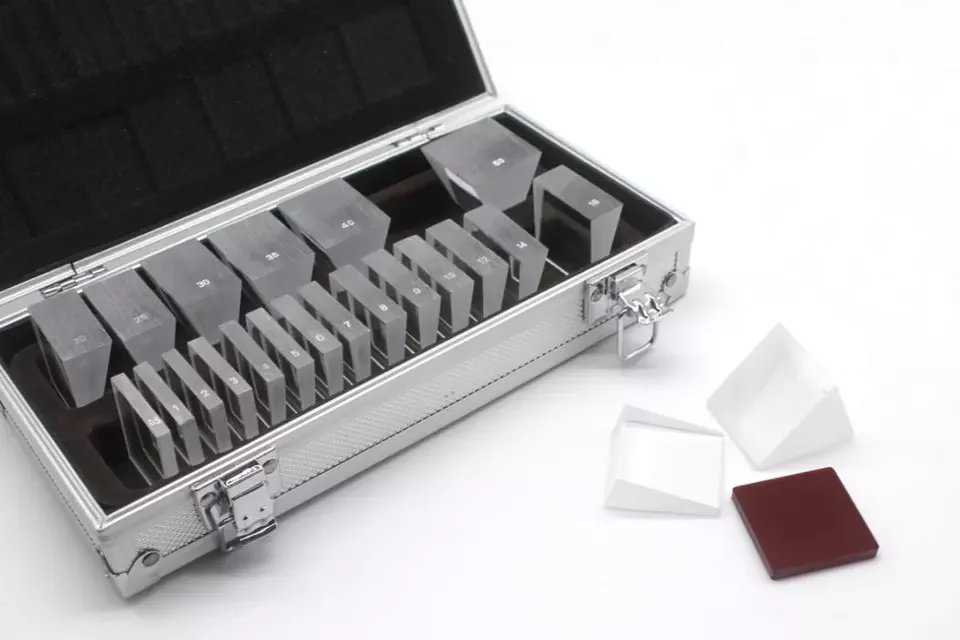Ophthalmic Horizontal Prism Ophthalmic Prism bar Optometry  High Quality Loose Prism Set