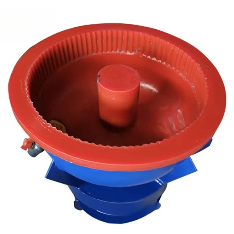 60L Vibrating Finishing Barrel Polisher Metal Vibratory Polishing Machine with Motor Core Component for Surface Deburring