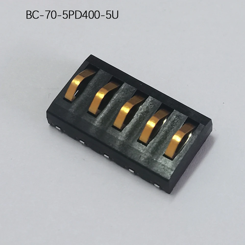5 Stück B-35 B-45 B-70 Batterie-Federkontaktverbinder 2 3 4 5 6 7 Pin 4mm 4,25mm 2,54mm Rastermaß Batterie-Kontaktbuchse – Detail 16