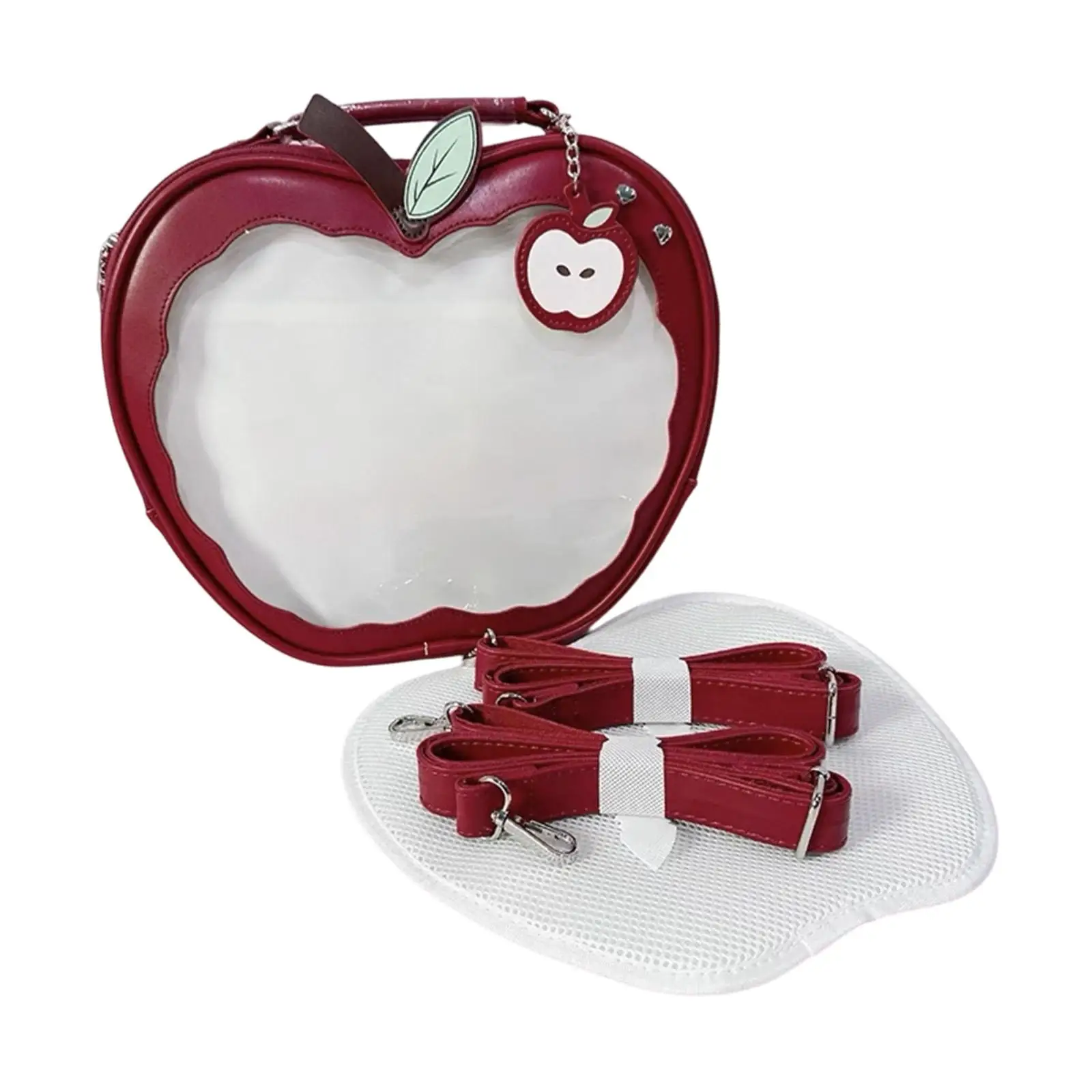 

Мини-рюкзак-кроссбоди Sweet Red Apple из искусственной кожи, легкий, для девочек, для повседневных поездок