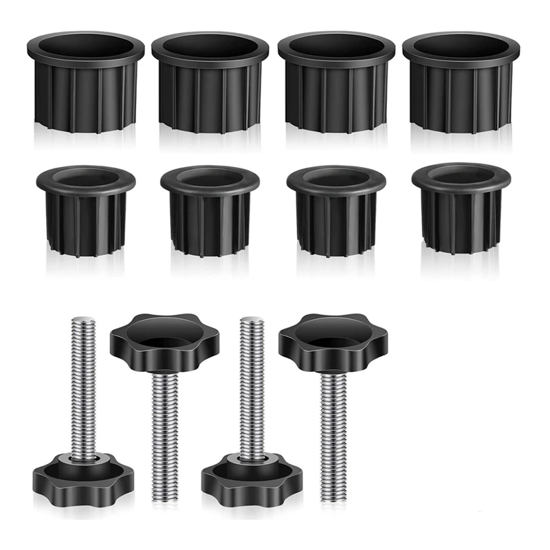 AB47-12 Pezzi Base per Ombrello Supporto Foro Anello Spina Copertura e Tappo Supporto per Ombrello Supporto di Sostituzione Base Stabilizzatore