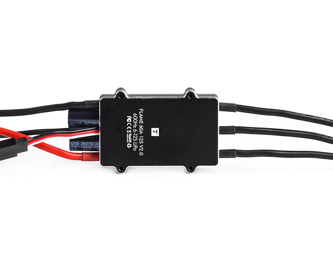 Seria T-Motor FLAME 60A 12S V2.0 Regulator Obrotów ESC do Wielowirnikowców UAV o Wysokiej Wydajności do Sterowania Dronami RC z Kontrolą Pola Magnetycznego