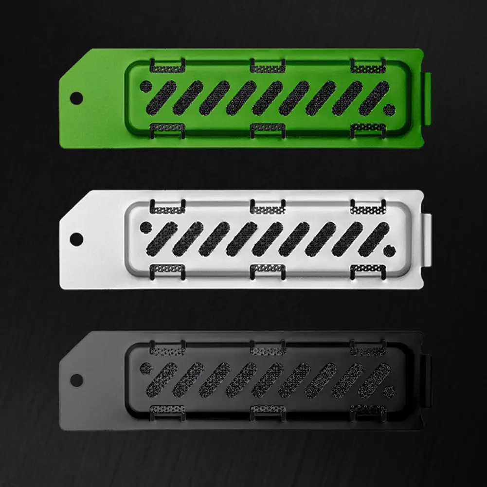 Breathable Hole Dust Cover Aluminum Alloy Dust Cover for Ps5 Slim M.2 Ssd Expansion Slot Breathable Heatsink Cooler 2280 Heat