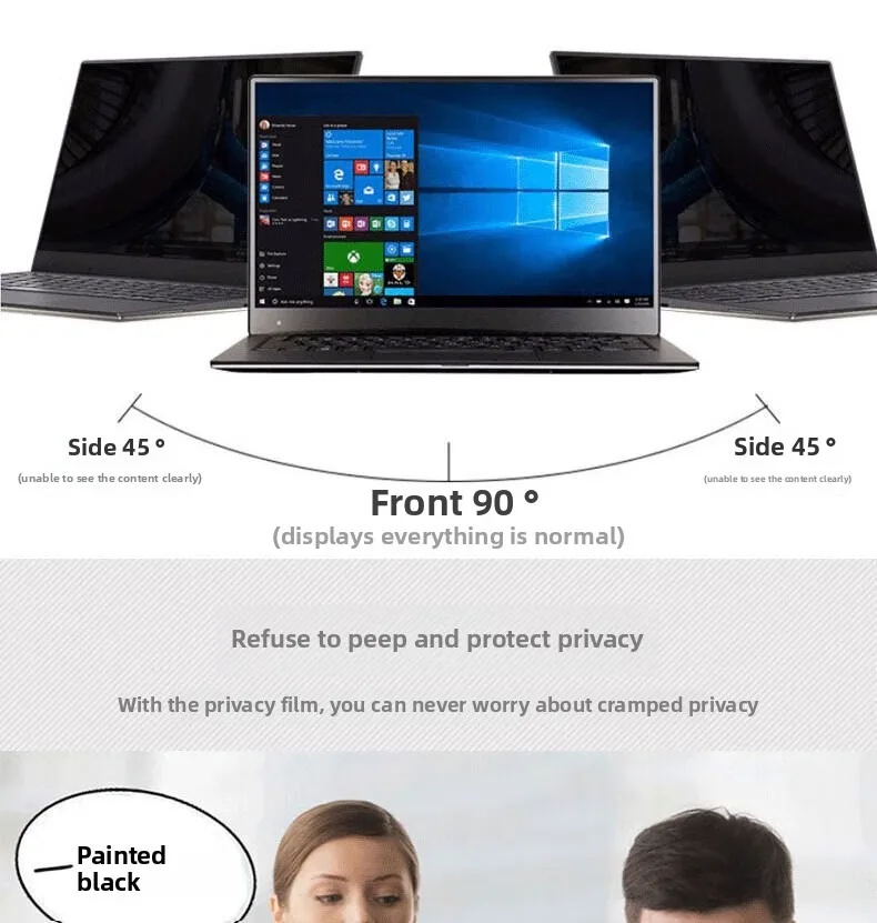 Pellicola privacy antiappannamento per schermo protettivo antiappannamento per computer portatile ASUS ROG Zephyrus G16 (2025) GU605