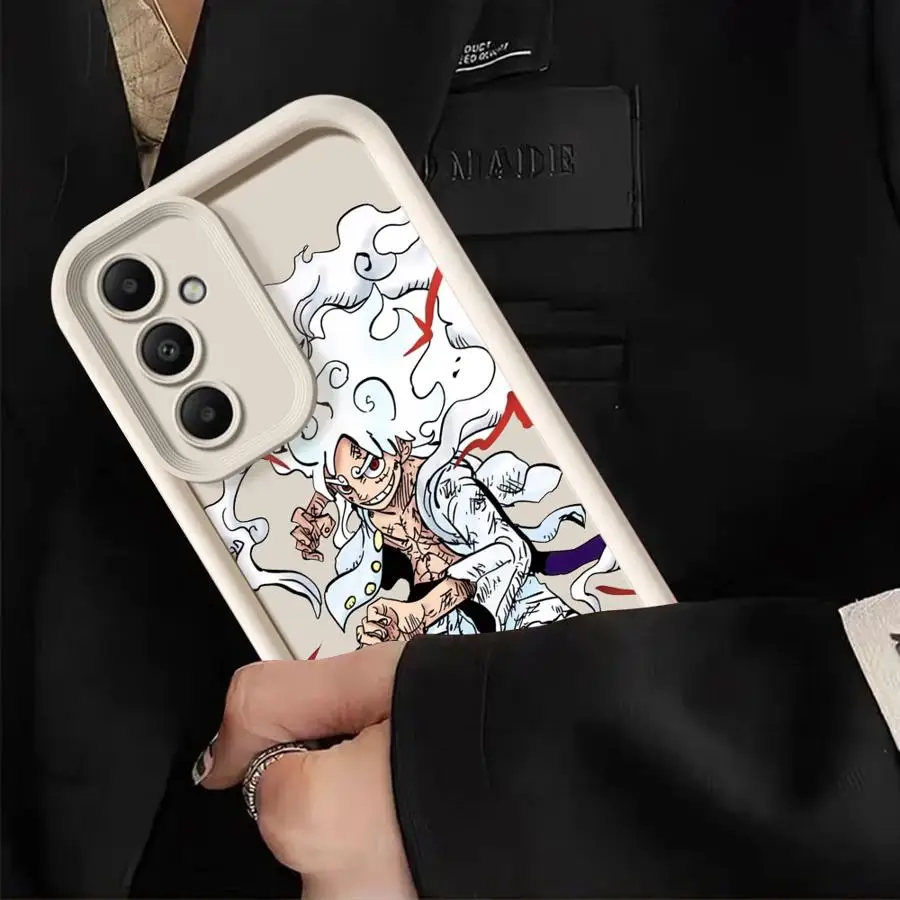 Etui z miękką powłoką One Piece Dragon Luffy na Samsung Galaxy A06 A15 A35 A73 A55 A53 A54 A72 A71 A52 A51 A25