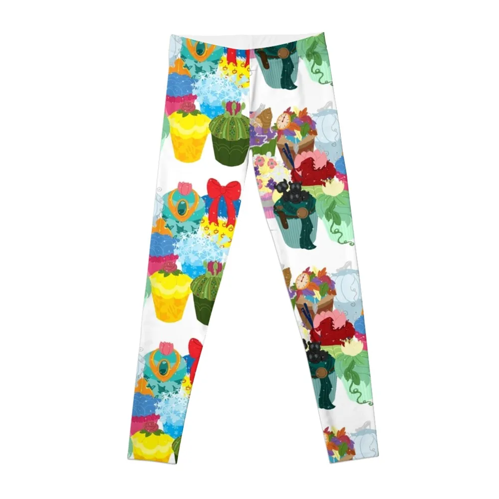 The Princess Cupcake Collection II Leggings Women's tights gym's clothing Womens Leggings