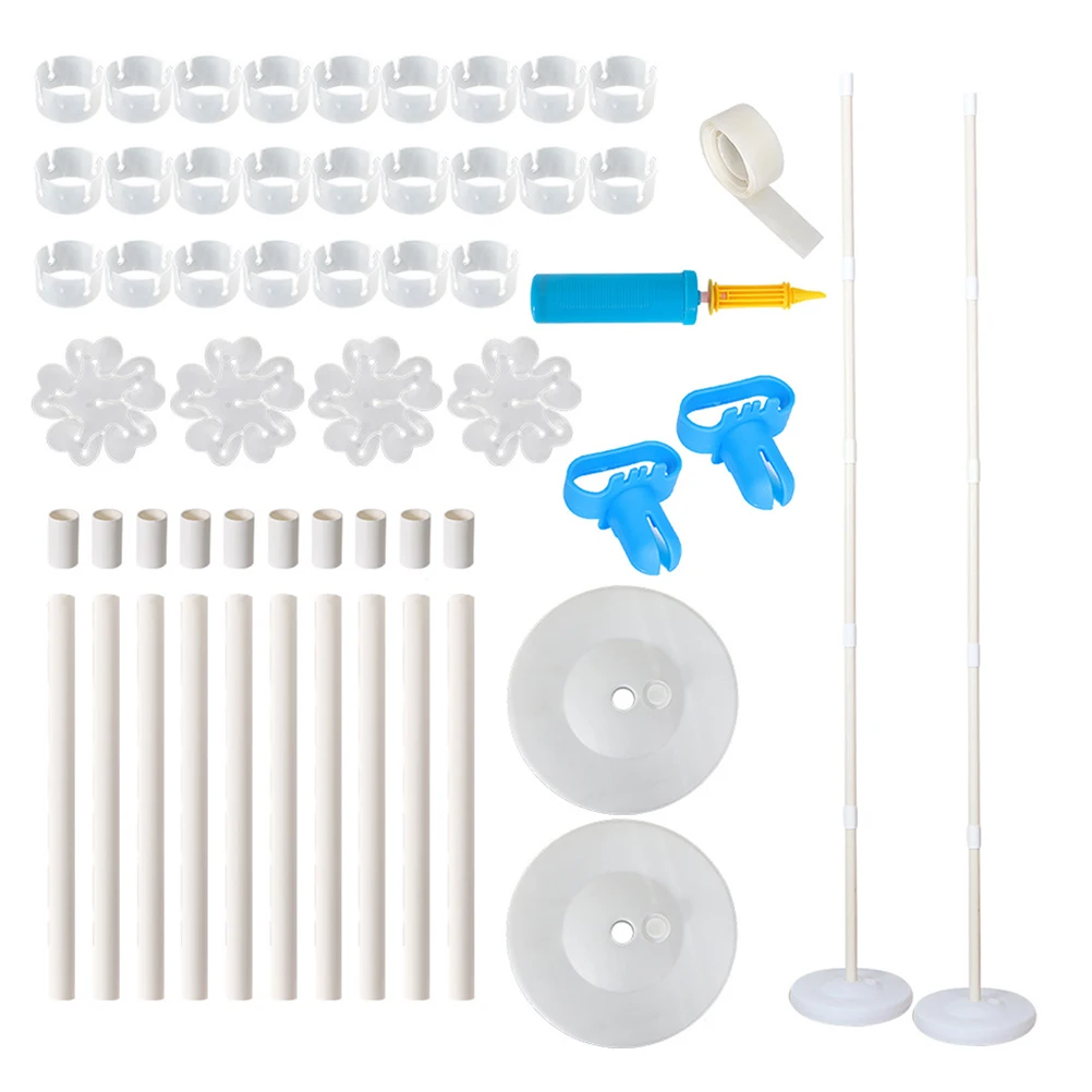 

1 set Balloon Column Stand Set Decor Rack Kit for Wedding Birthday Party Balloons Display Road Lead Tower Floor Decoration