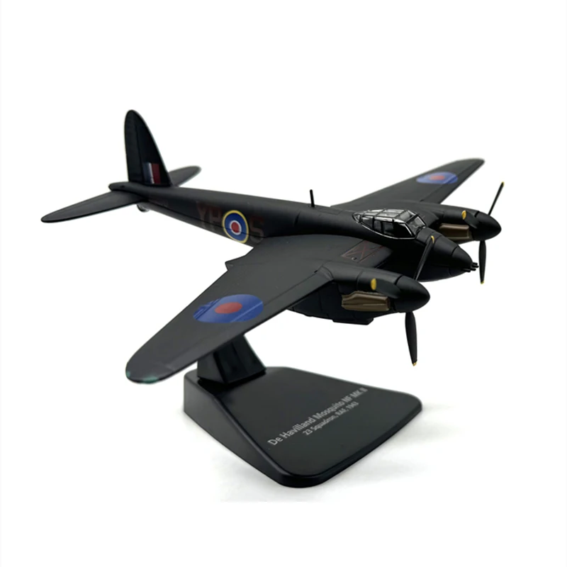 

OXFORD 1:72 Scale The Wooden Wonder Mosquito Fighter Aircraft Model Diecast Alloy Display Classics Souvenir Collection Toys Gift