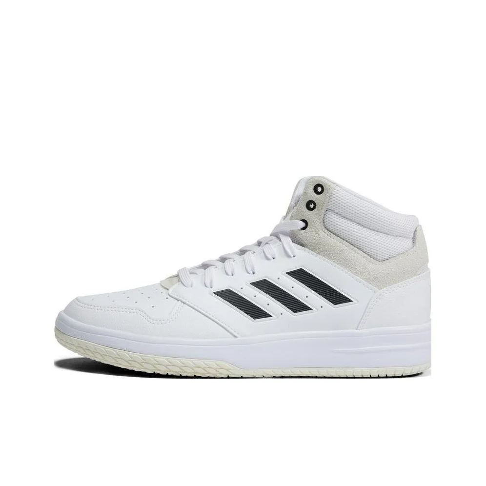 Adidas Gametaker Vintage Basketball Shoes Unisex Mid Top White HQ2217