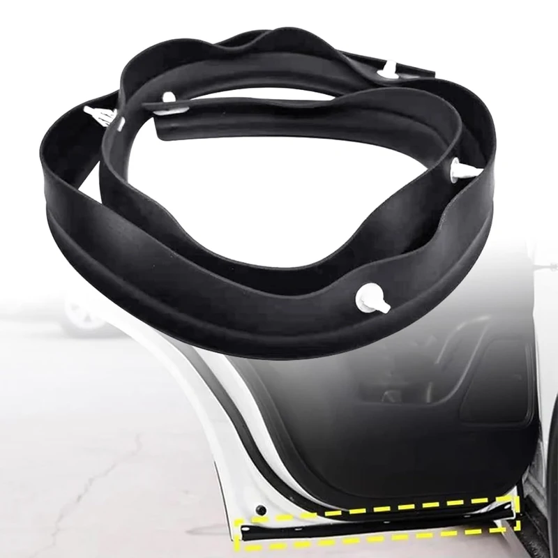 Door Bottom Sealing Strip Weatherstrip 5725A289 5755A295 For Mitsubishi Outlander GF7W GF8W ASX GA1W GA2W Rubber Seal Strip