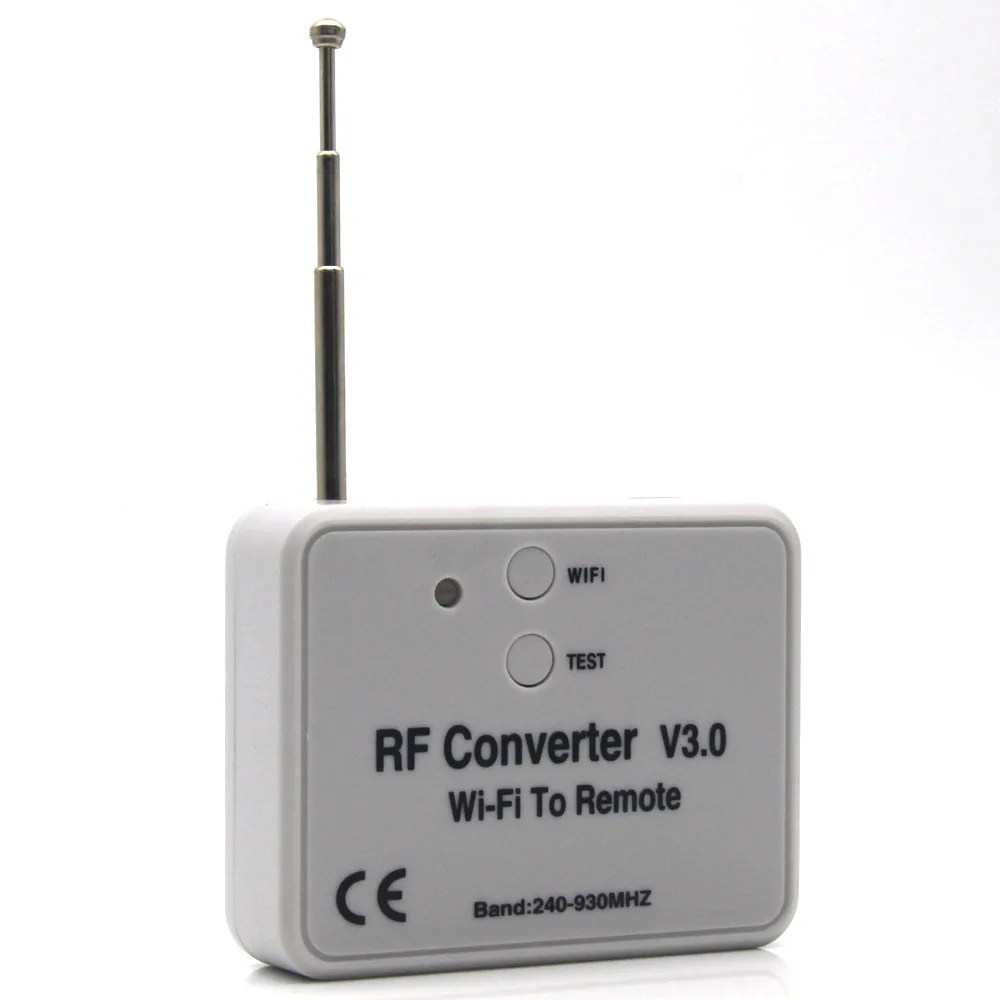 WIFI To Remote Control RF Converter 315 330 433 868 MHz Universal WIFI Garage Gate Door Remote Control Switch Fixed Code