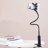 Lazy Man's Bedside Table Phone Holder with Flexible Long Arm, Swivel Headrest, and Handle, Adjustable Height 4