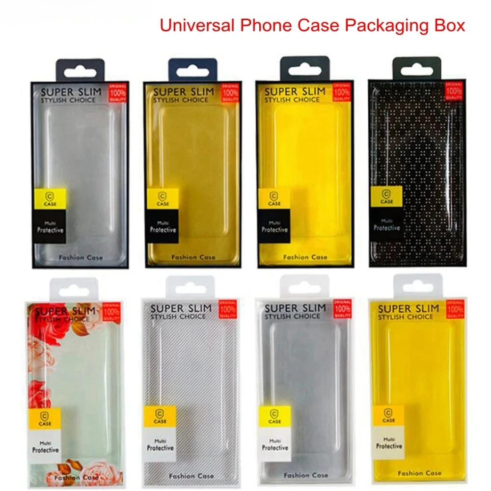 Caja de Embalaje para Teléfono 2026, Caja de PVC con Blíster, Caja de Embalaje para Venta al por Menor, Caja de Embalaje Universal de 4.7-6.7 Pulgadas, 100 Piezas, 200 Piezas, 500 Piezas