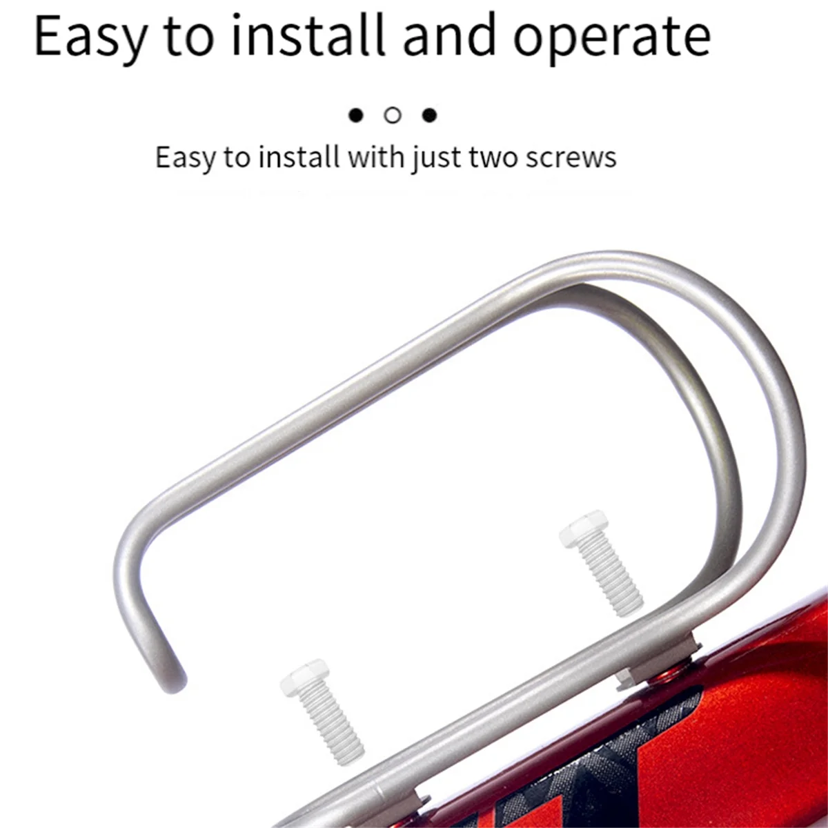 BVBV Велосипедная подставка для чайника из титанового сплава, полая клетка для бутылки с водой, держатель с винтами, велосипедные аксессуары, стиль B