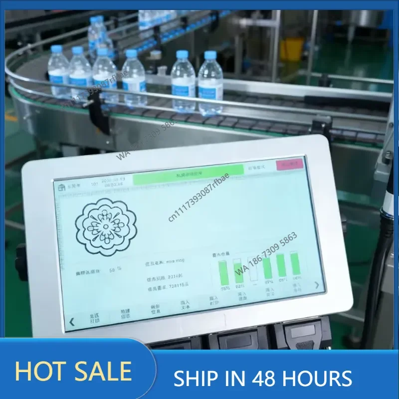 T690-6 Industrial Inkjet Printer Anti-Interference Variable 2D Code Date Coding Machine for Beverage Cosmetics &Auto