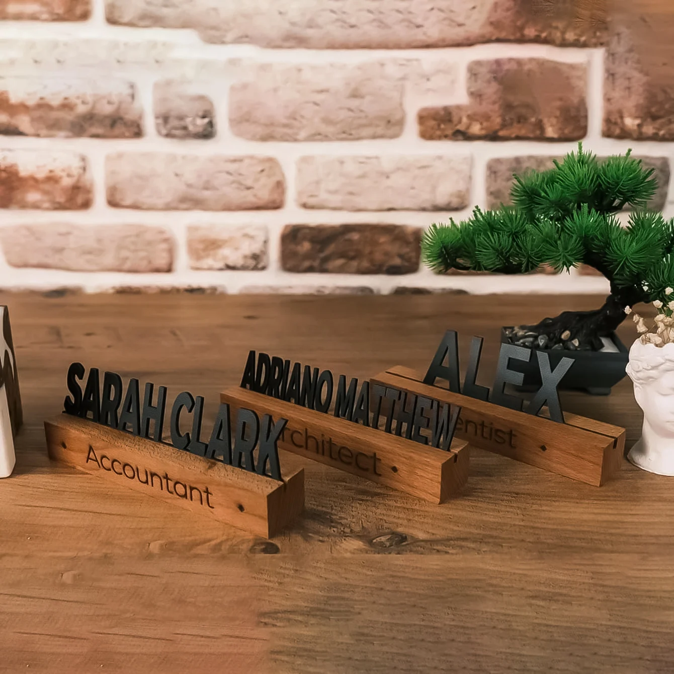 Customized Wooden Desk Nameplate, Office Supplies Gifts, Gifts for the Boss, New Office Gifts, Personalized Wooden Desk Nameplate, New Job Gifts, Personalized Wooden Nameplate, Desk Sign, Gifts for Colleagues, Desktop Accessories, Custom Wooden Desk Nameplate, New Job Gifts, Gifts for Doctors, Home Harmony, Home Life, Decorate Your Home, Souvenirs, Reusable, Cute, High Quality