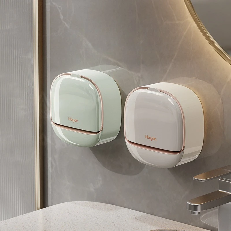 

Soap Box Soap Storage Rack Bathroom Wall Mounted No Punching Required Drainage Rack Household Storage Artifact Washbasin