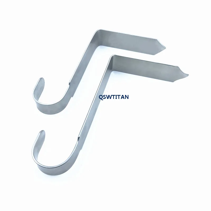 H Lamina Gancho Retratores de Lamactomia Puxar Gancho 2 pçs/set Ferramenta de Gancho de Aço Inoxidável