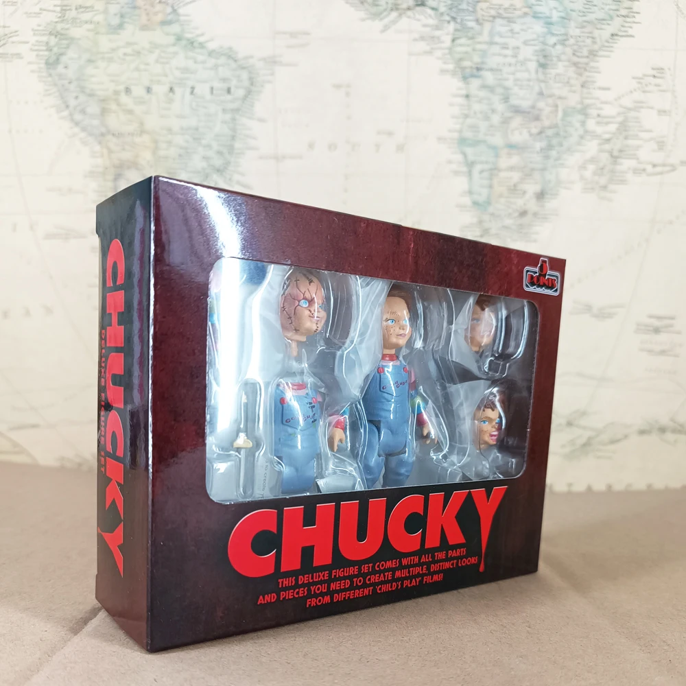 Classic Terror Film Chucky Deluxe Figure Set Mezco Action Figure Model Toys Gift Original Collection