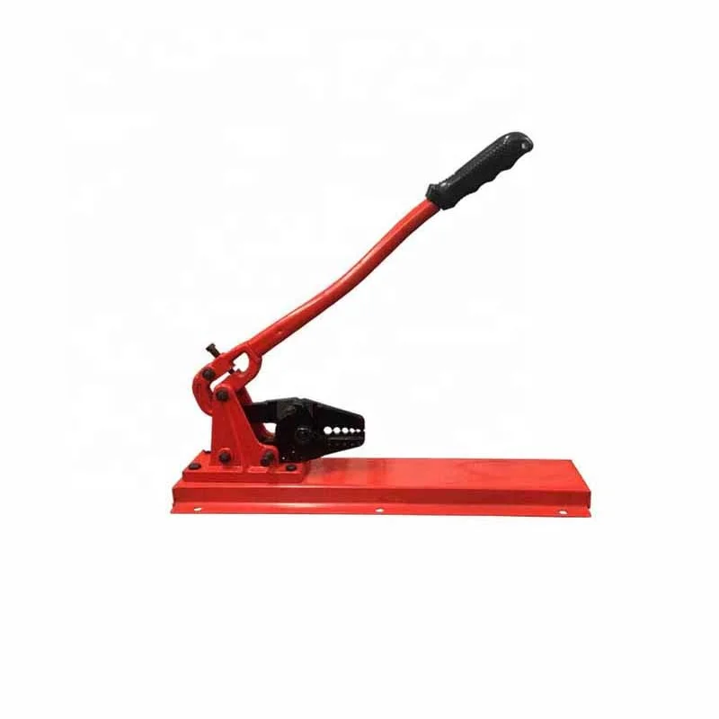 Multi-function Bench swager 24'' crimper steel wirerope cutting tools red swaging tool for wire rope