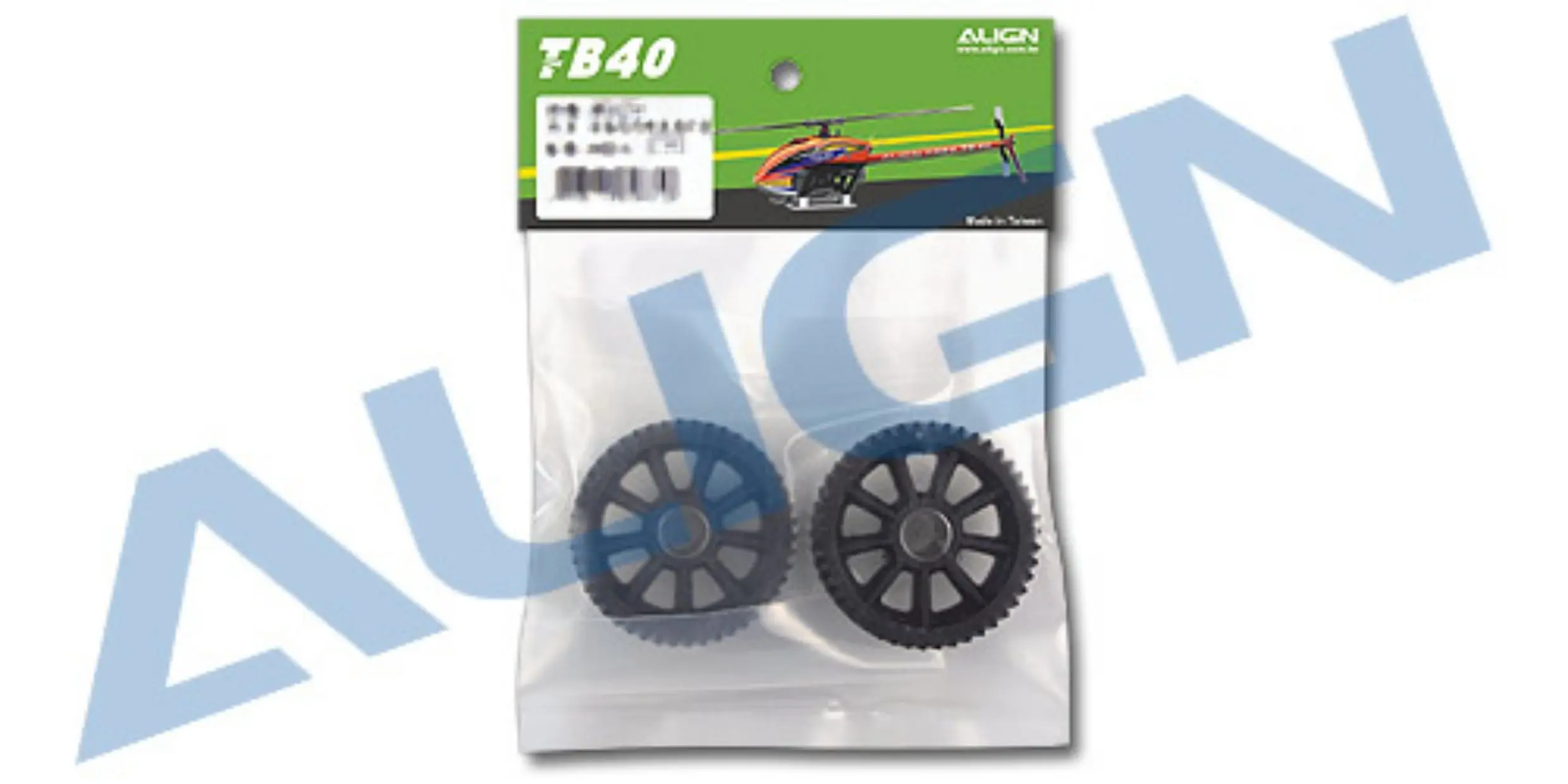 RC Helicopter Main Gear 46T HB40B023XXW Replacement Part for ALIGN TB40 Electric Model