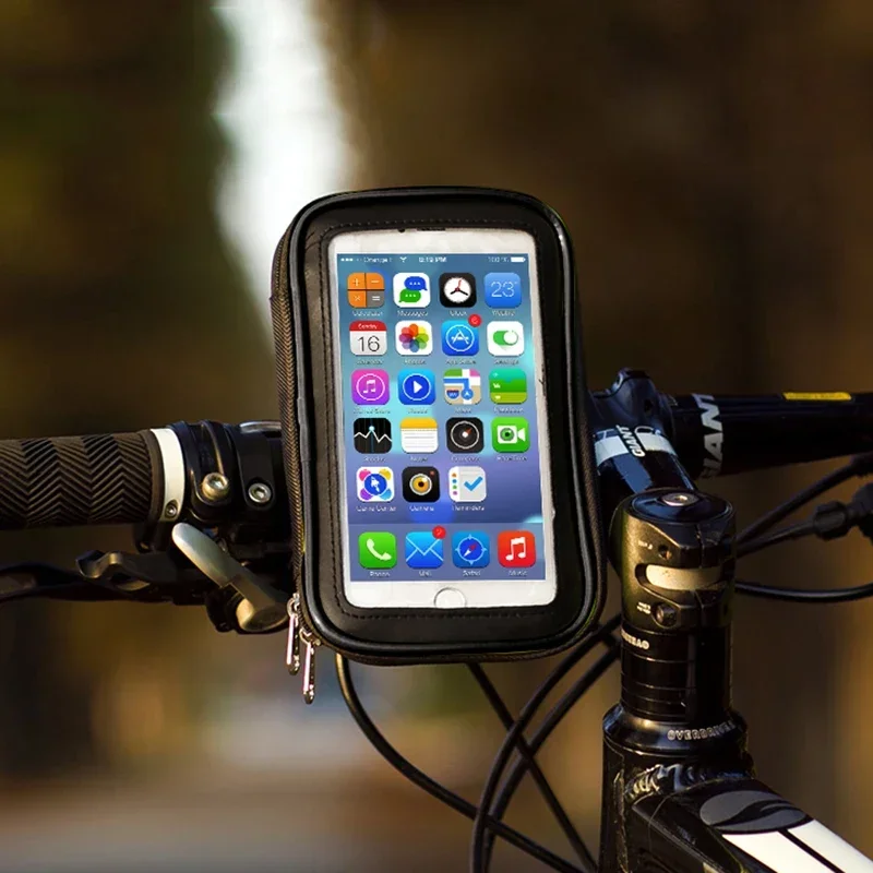 

Водонепроницаемый чехол-держатель для телефона на велосипеде, руль мотоцикла, сумка для крепления мобильного телефона, GPS, подставка для мобильного телефона, чехол-кронштейн
