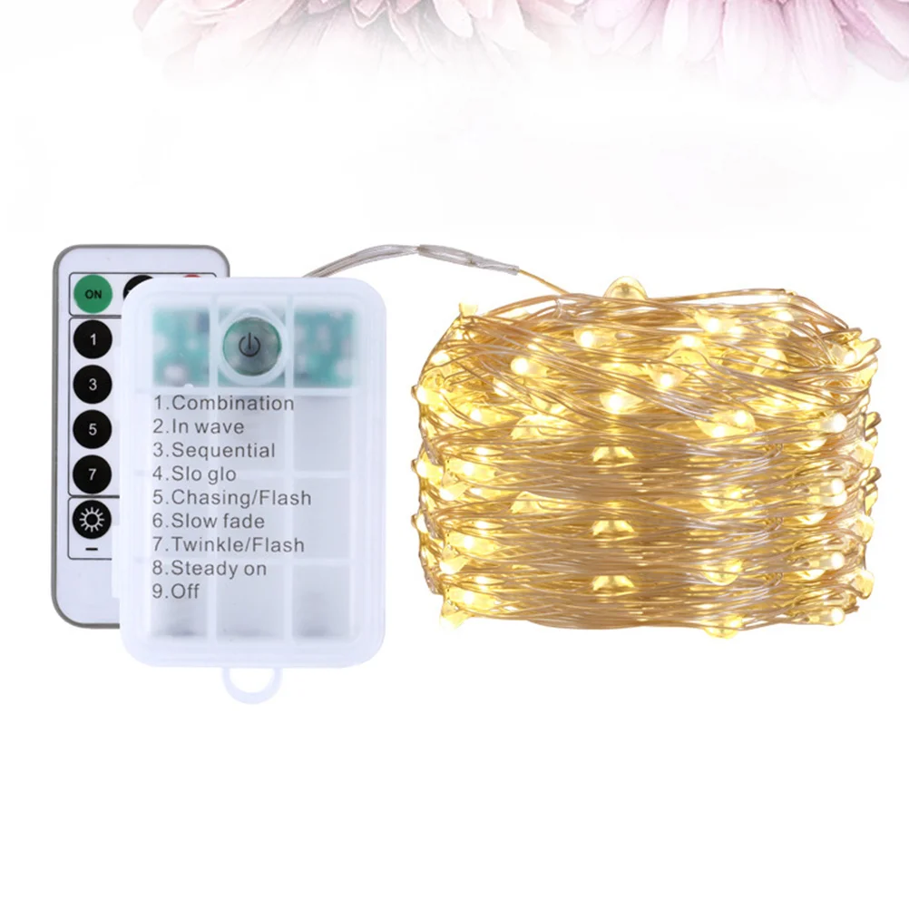 

1Pcs Waterproof Remote Control LED Star String Lights USB Charging Energy Saving Romantic Home Bedroom Party Garden Decoration