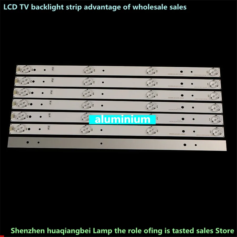 

FOR 7 PCS/set LED backlight strip for HISENSE SVH420AB2 SVH420AB3 SVH420AA7_4LED 43H7C 43H7C2 Sharp LC-43N4000U