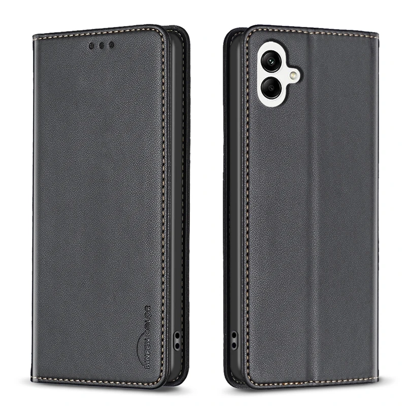 For Samsung A06 SM-A065F Case Luxury Magnet Flip Phone Case on For Etui Samsung Galaxy A06 A 06 SM-A065M A16 Leather Card Cover