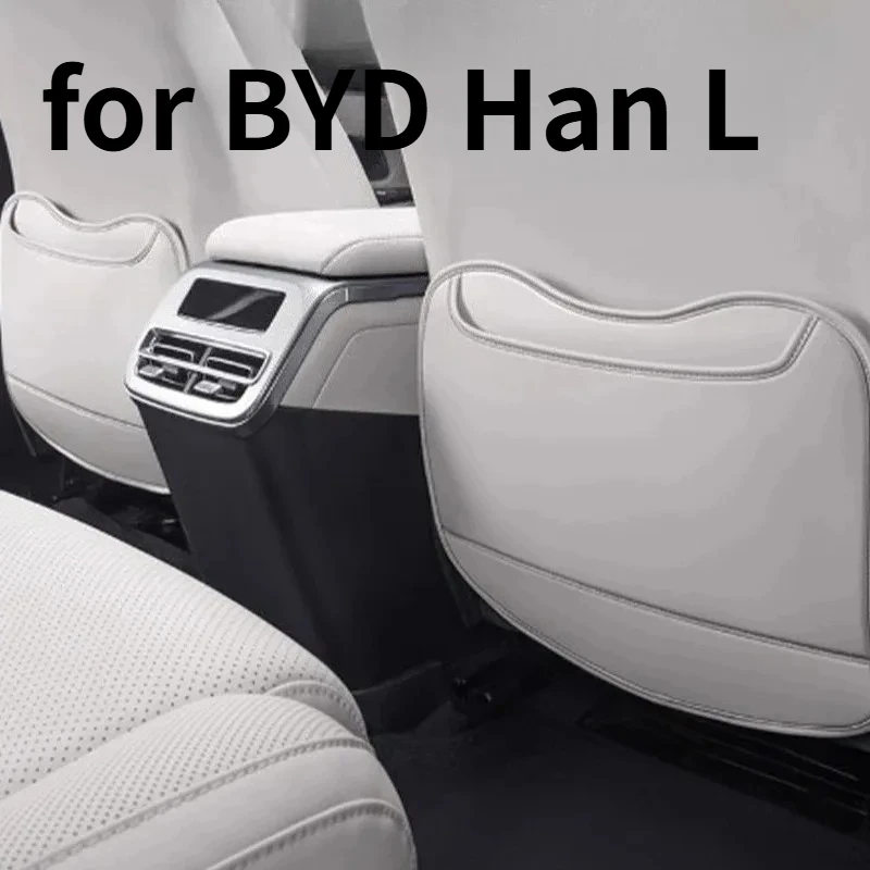 Half Pack Interior Mod Protective Pad for BYD Han L EV/DM-i, Scratch & Wear Resistant Seat Kick Pad Supplies