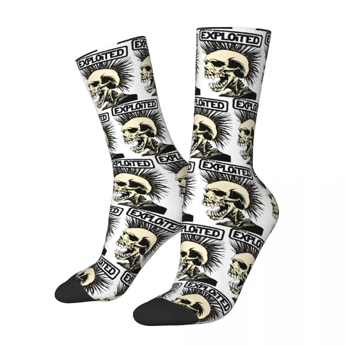 Calcetines de banda de música Punk Rock para hombre, medias casuales, antideslizantes, Unisex, gráfico de alta calidad para monopatín, otoño