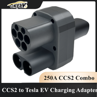 GKFLY CCS2 to Tesla EV Charging Adapter 250A CCS2 Combo for Tesla Convertor for Car Charger CCS2 Tesla Adapterr