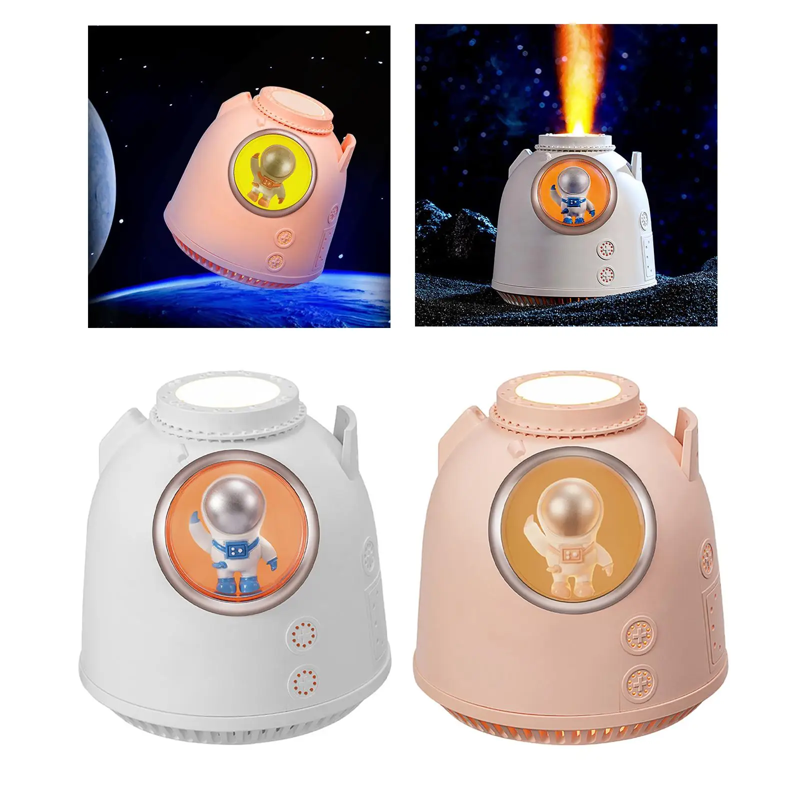 Cool Mist Humidifier Astronaut Figurines for Desktop Home Decoration