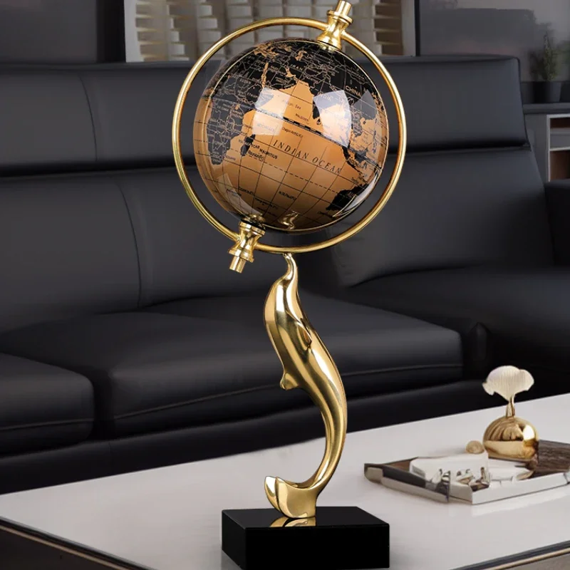 Globe light luxury high-end decoration office porch cabinet ornament home living room desktop study