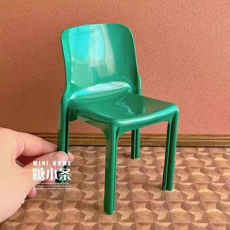 Mobili per case delle bambole in miniatura Sedia reclinabile in miniatura 1/6 Nuova decorazione per casa delle bambole in miniatura fai da te