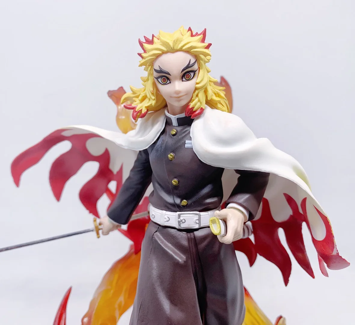 Demon Slayer PVC Action Figures, Kyoujurou Rengoku, GK Anime, Kimetsu No Yaiba, Figurine Toy, Novo, 20cm