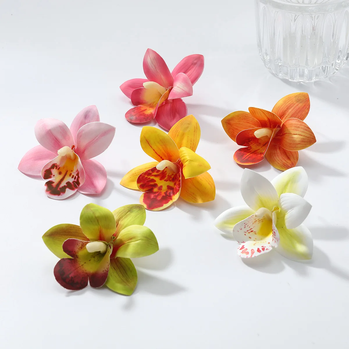 Phalaenopsis multi-layer earrings personalized large flower summer holiday earrings