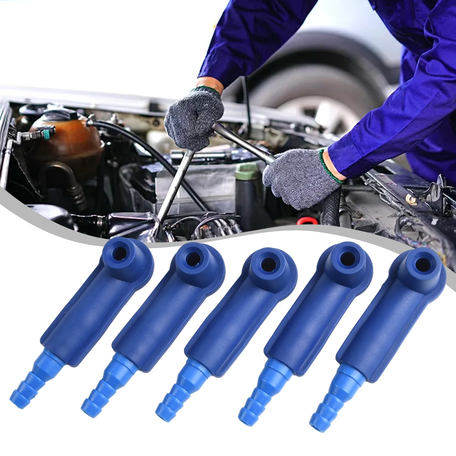 5x Car Brake Clutch Replace Tool Oil Bleeder Pump Exchange Air Kit Connector Repair Change The Brake Oil Tools Replacement Parts