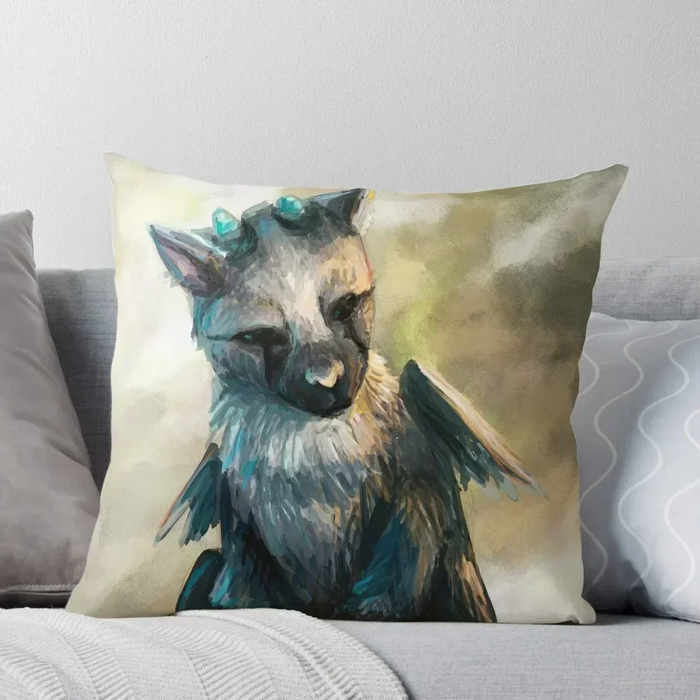 

Trico - The Last Guardian Throw Pillow autumn pillowcase Cushion Cover Pillowcases Cushion Covers Sofa pillow