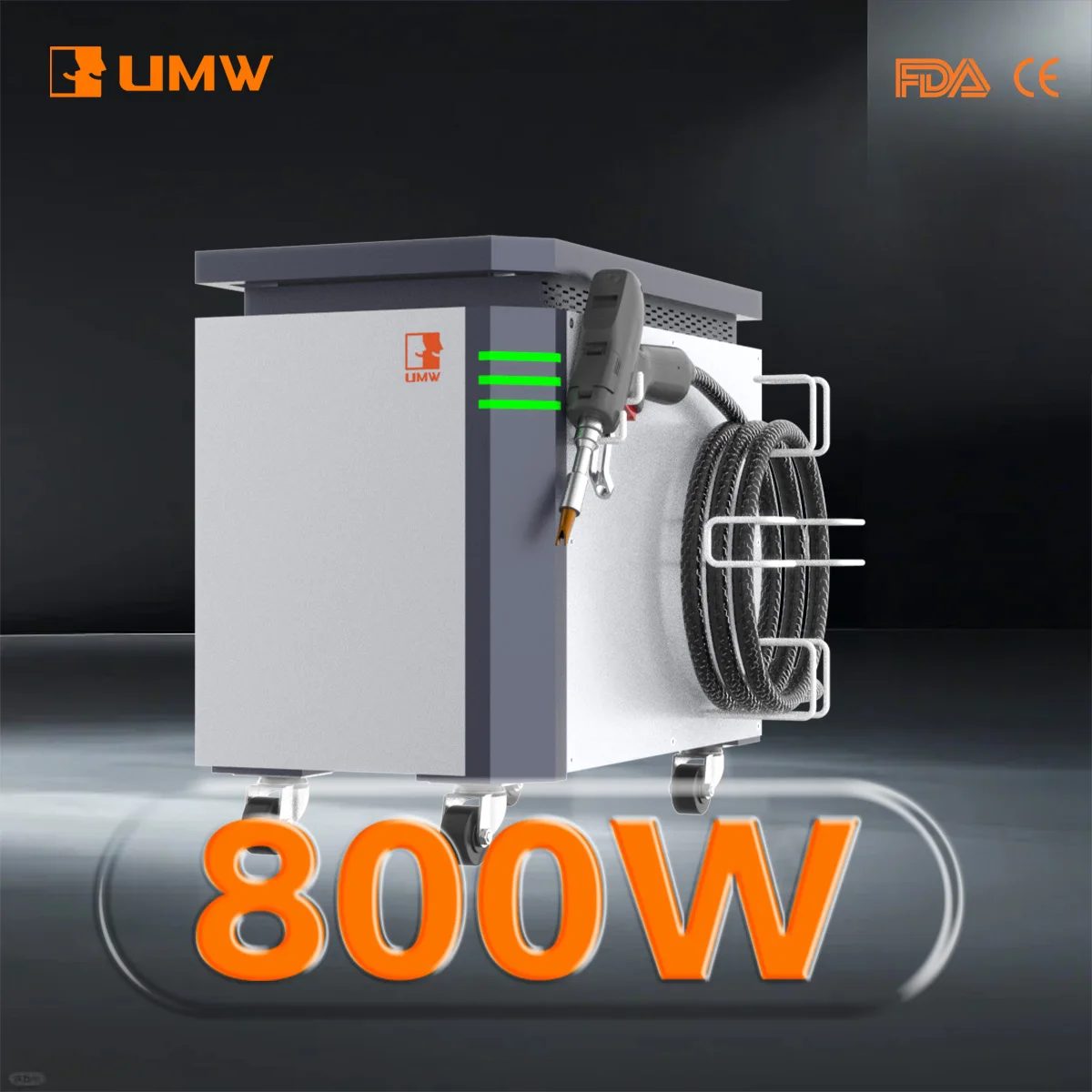 Handheld 800W Fiber Laser Welder Metal Industrial 4-in-1 Welding Cutting Cleaning Machine with Air Cooling System