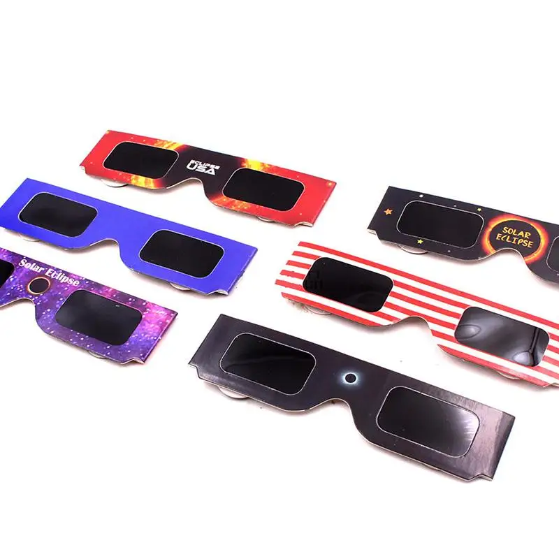 5/10pcs Solar Eclipse Glasses Direct Sun Viewing Solar Eclipse Glasses Protect Eyes Total Partial Eclipse Glass