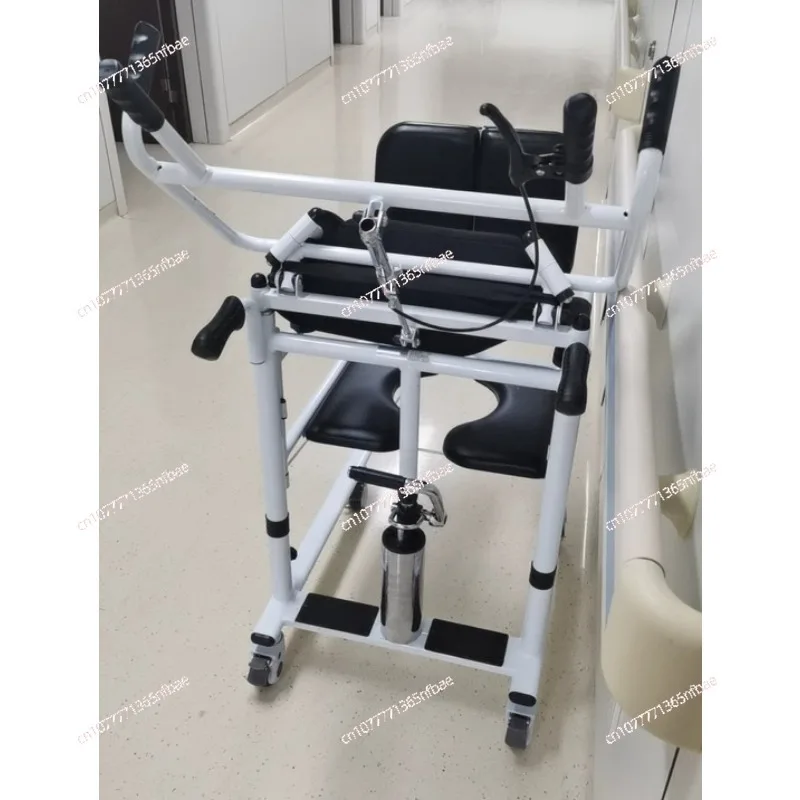 

New type of wheelchair lift paralyzed elderly care multi-functional bedridden patient lift hydraulic lift without lifting